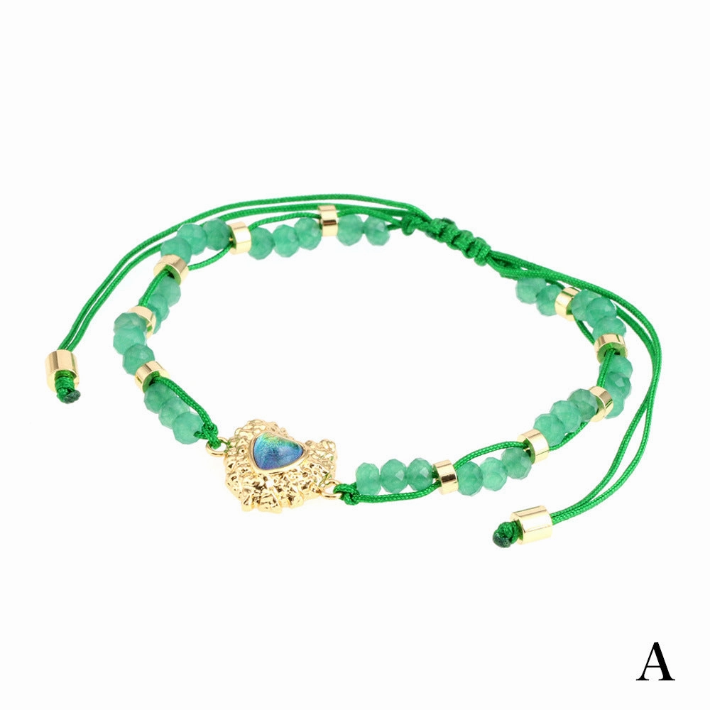 Wholesale Copper Miyuki Heart Bracelets