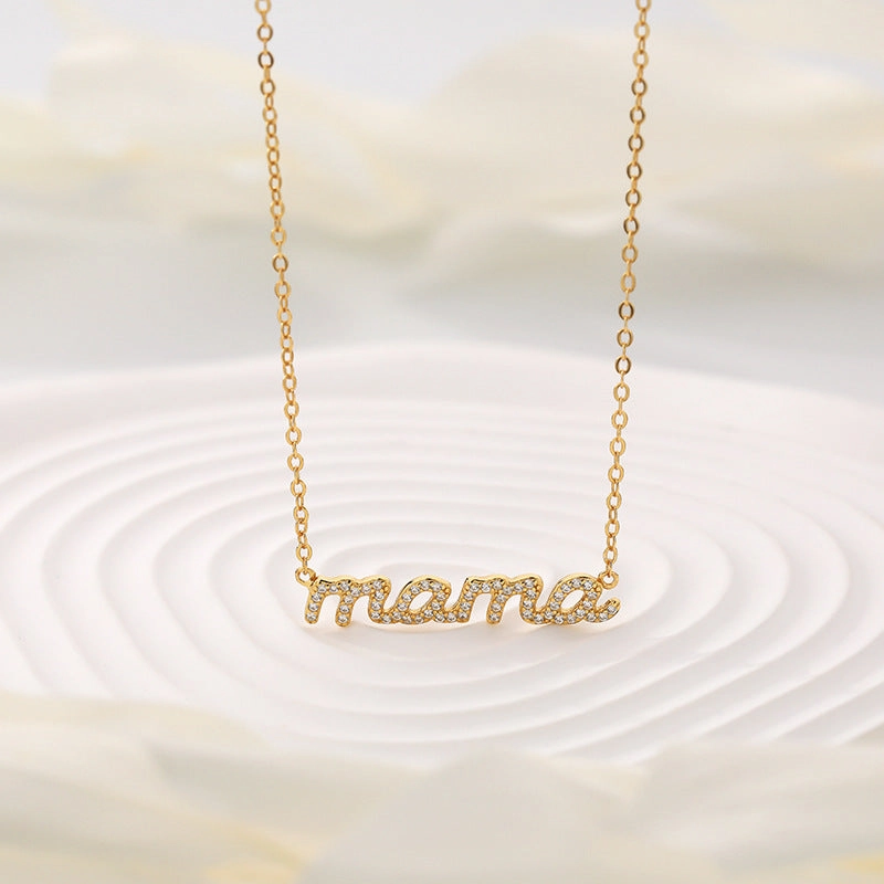 Wholesale Copper Mother's Day Gift Mama Necklace