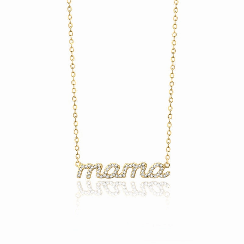 Wholesale Copper Mother's Day Gift Mama Necklace