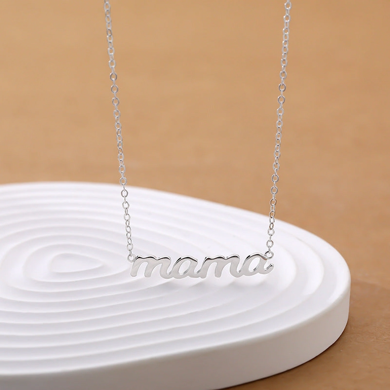 Wholesale Copper Mother's Day Gift Mama Necklace
