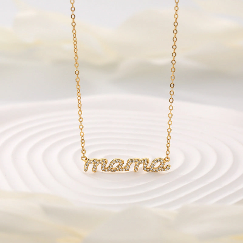 Wholesale Copper Mother's Day Gift Mama Necklace