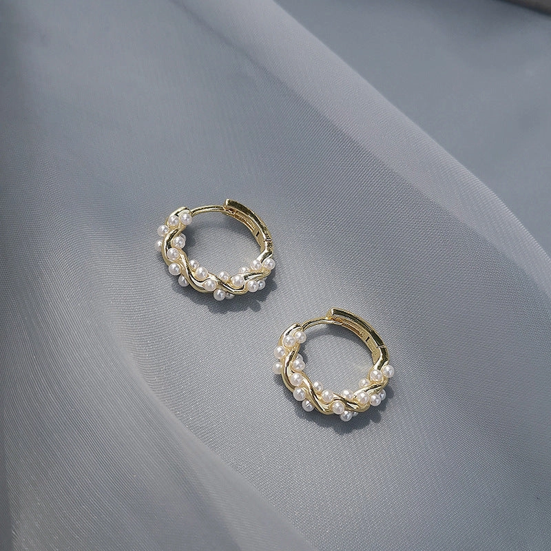 Wholesale Copper Pearl Earrings