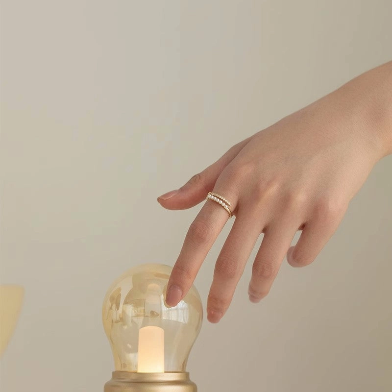 Wholesale Copper Pearl Rings