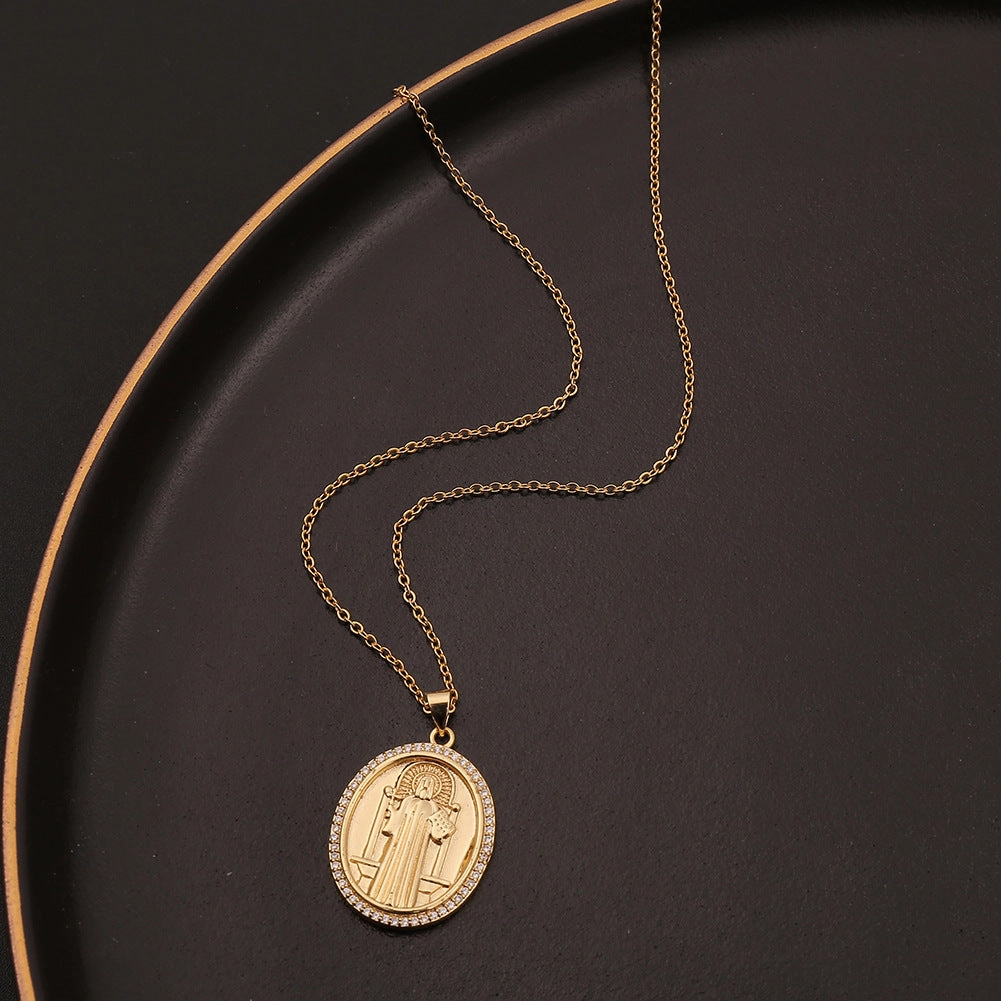 Wholesale Copper Religious Ladies Necklaces