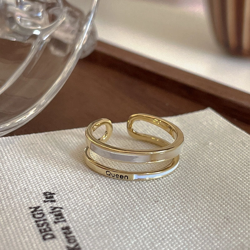 Wholesale copper silver plated fashionable emerald ring