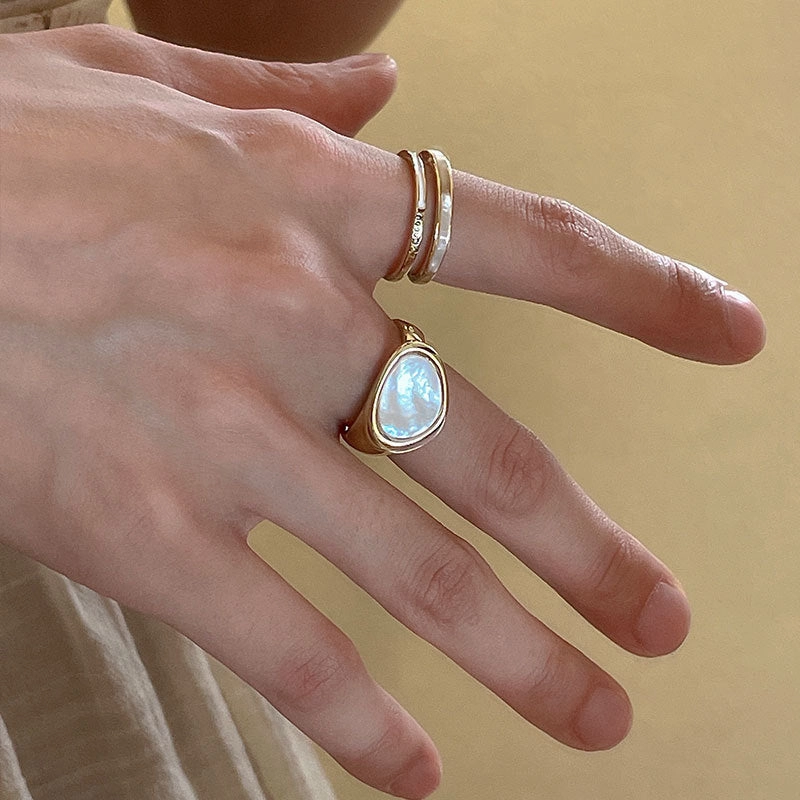 Wholesale copper silver plated fashionable emerald ring