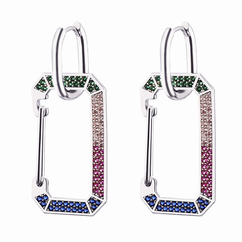 Wholesale Copper Zirconium Alloy Earrings