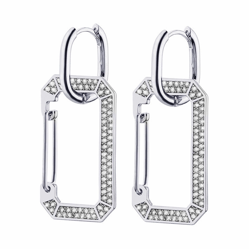 Wholesale Copper Zirconium Alloy Earrings