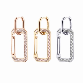 Wholesale Copper Zirconium Alloy Earrings