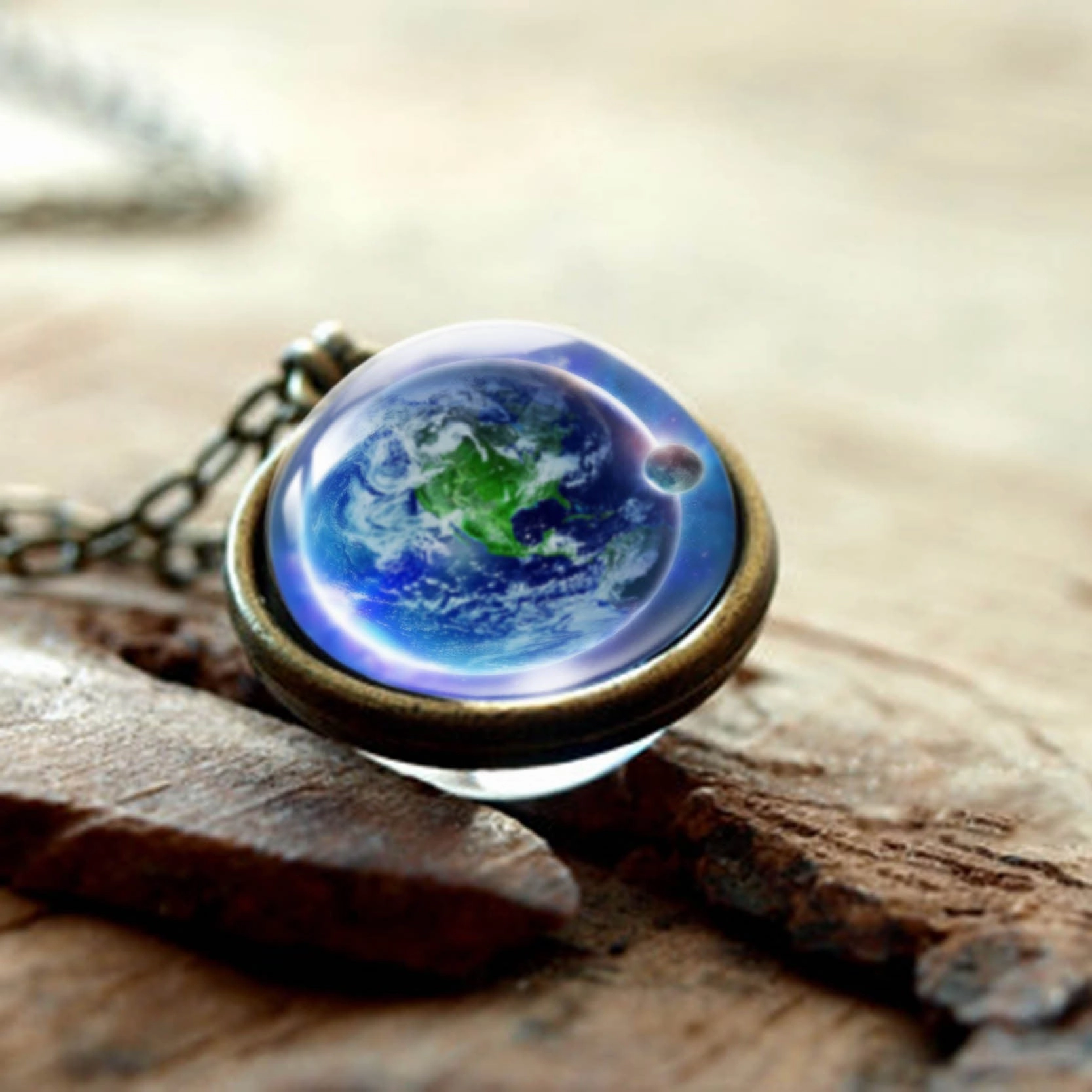 Wholesale Cosmic Glass Necklaces