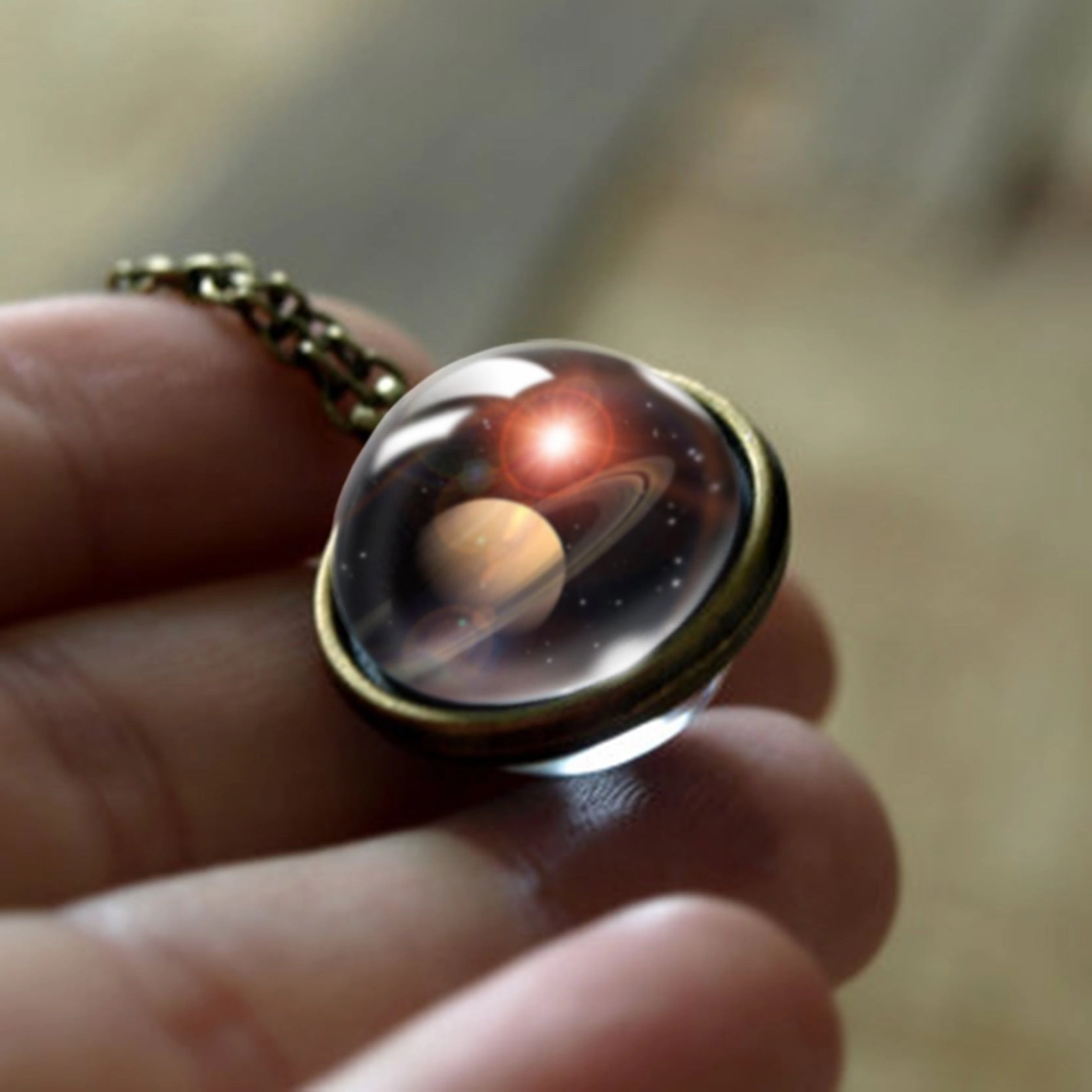 Wholesale Cosmic Glass Necklaces