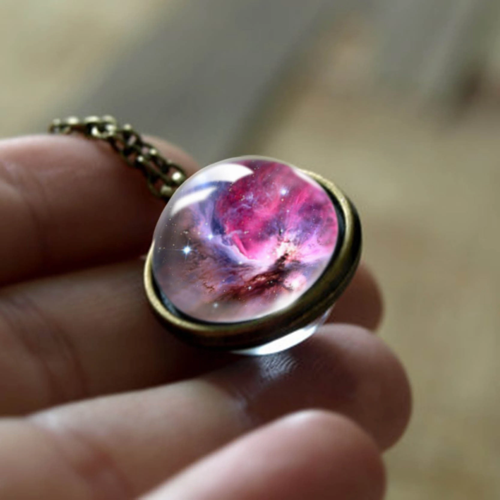 Wholesale Cosmic Glass Necklaces