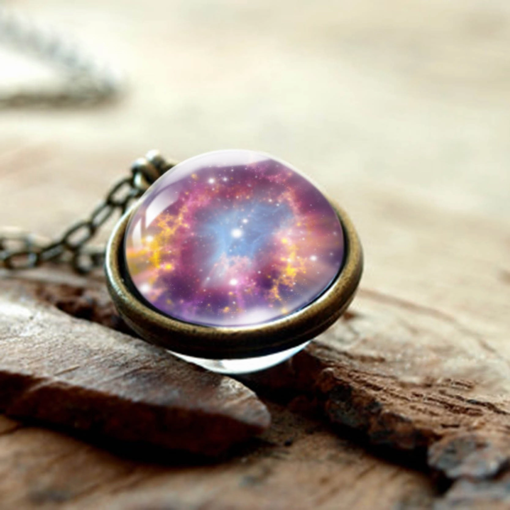 Wholesale Cosmic Glass Necklaces