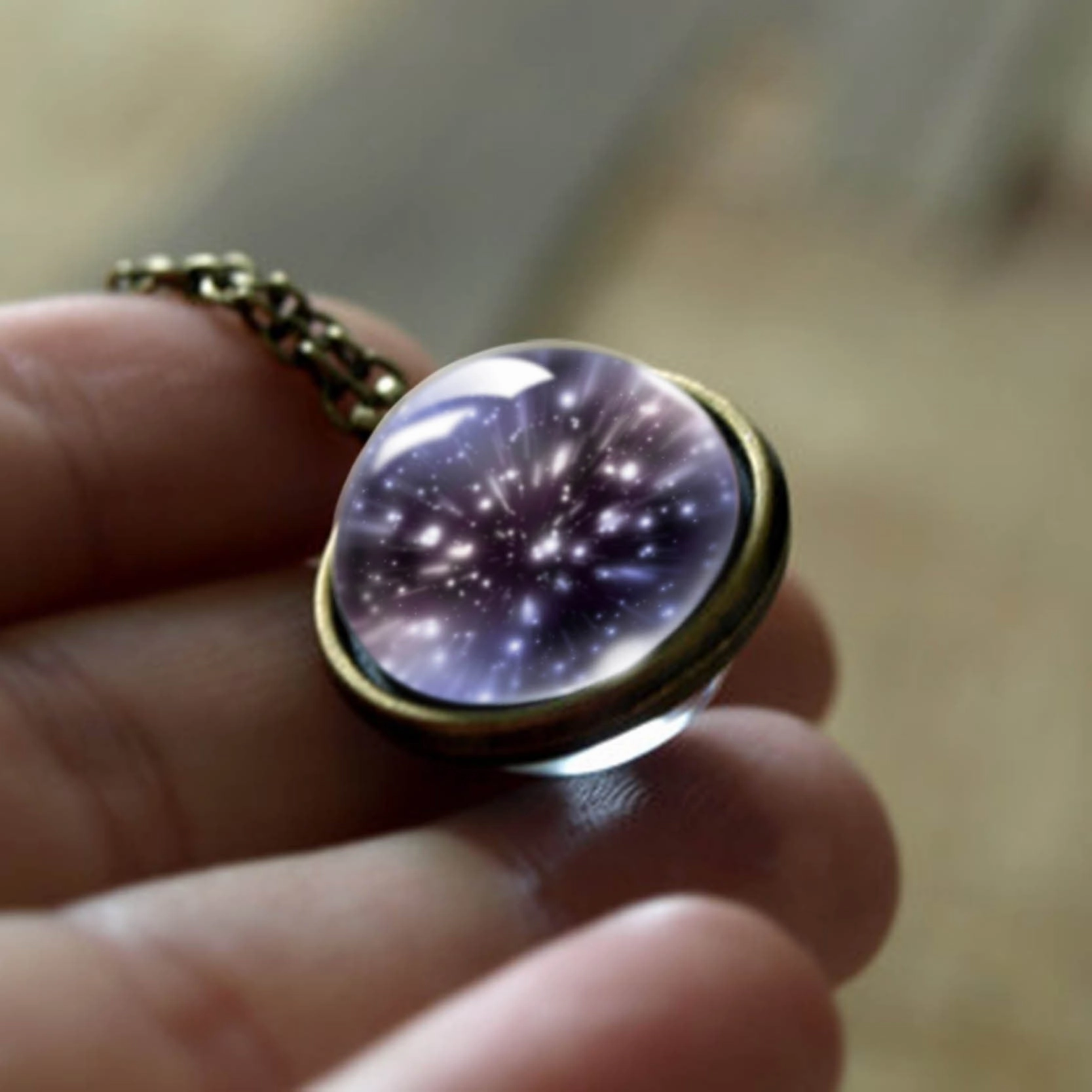 Wholesale Cosmic Glass Necklaces