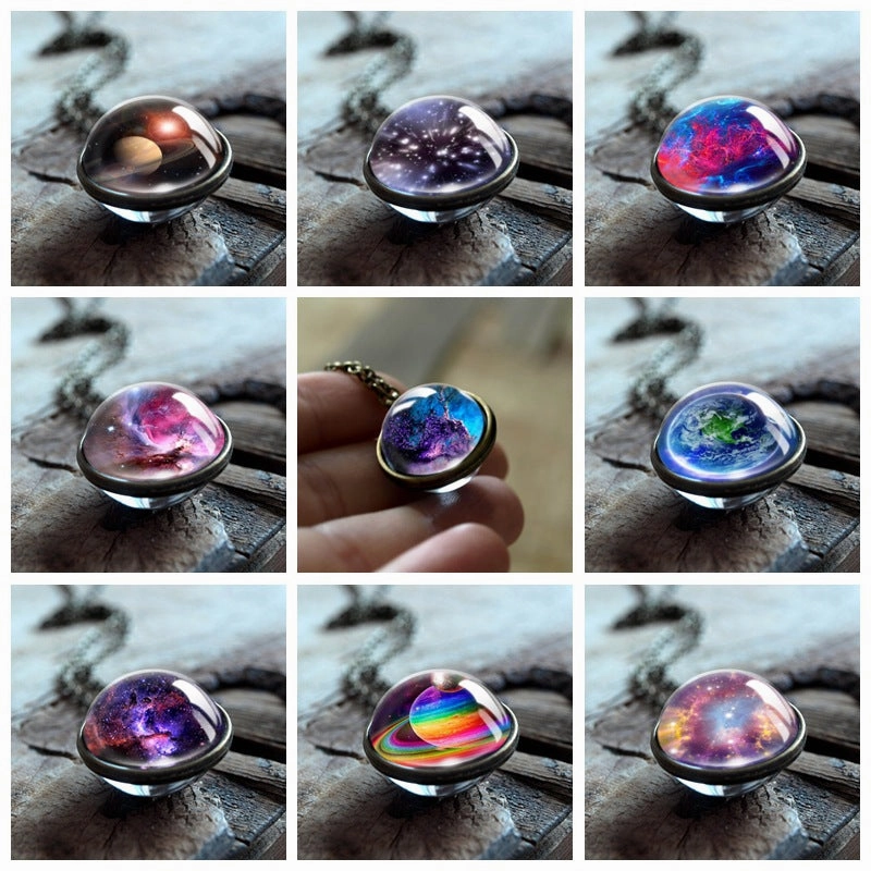 Wholesale Cosmic Glass Necklaces