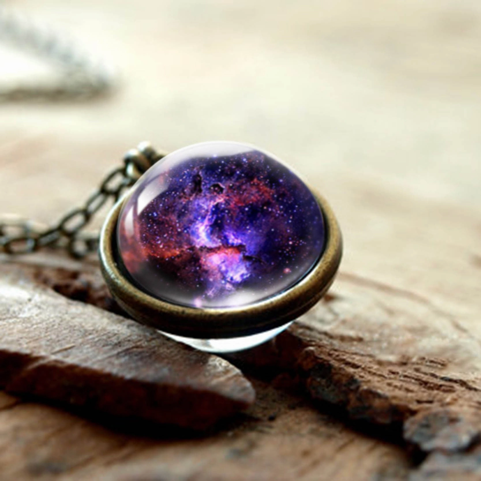 Wholesale Cosmic Glass Necklaces