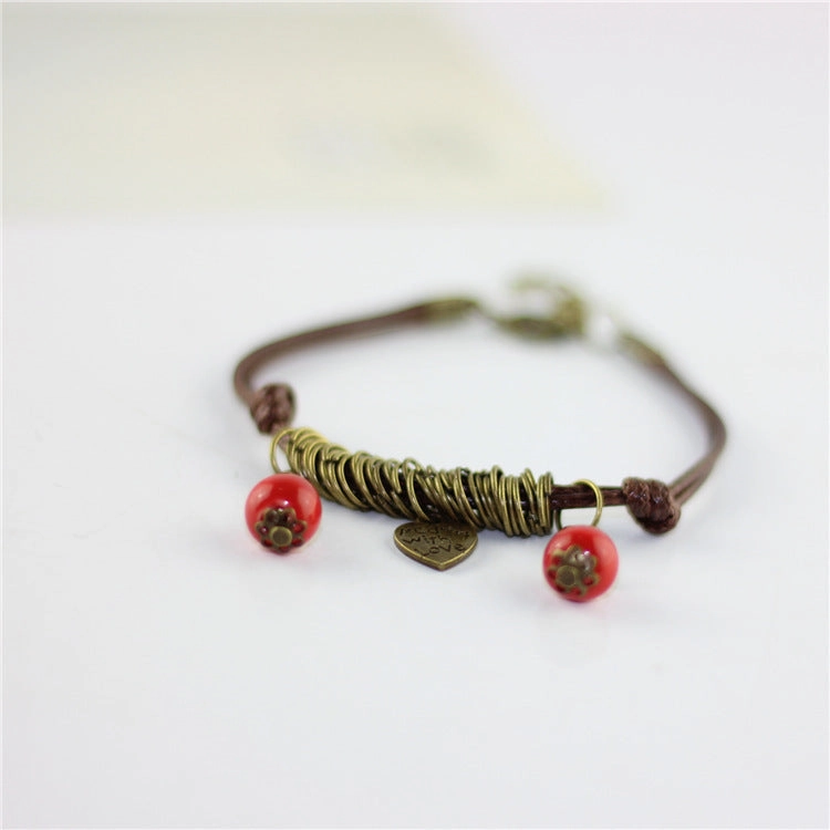 Wholesale couple models multi-color love retro Bracelet
