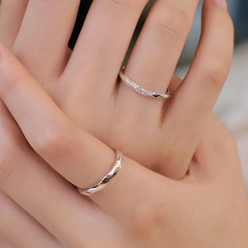Wholesale Couple Ring S925 Sterling Silver Ring