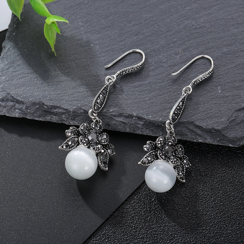 Wholesale Creative Flower Shape Alloy Earrings
