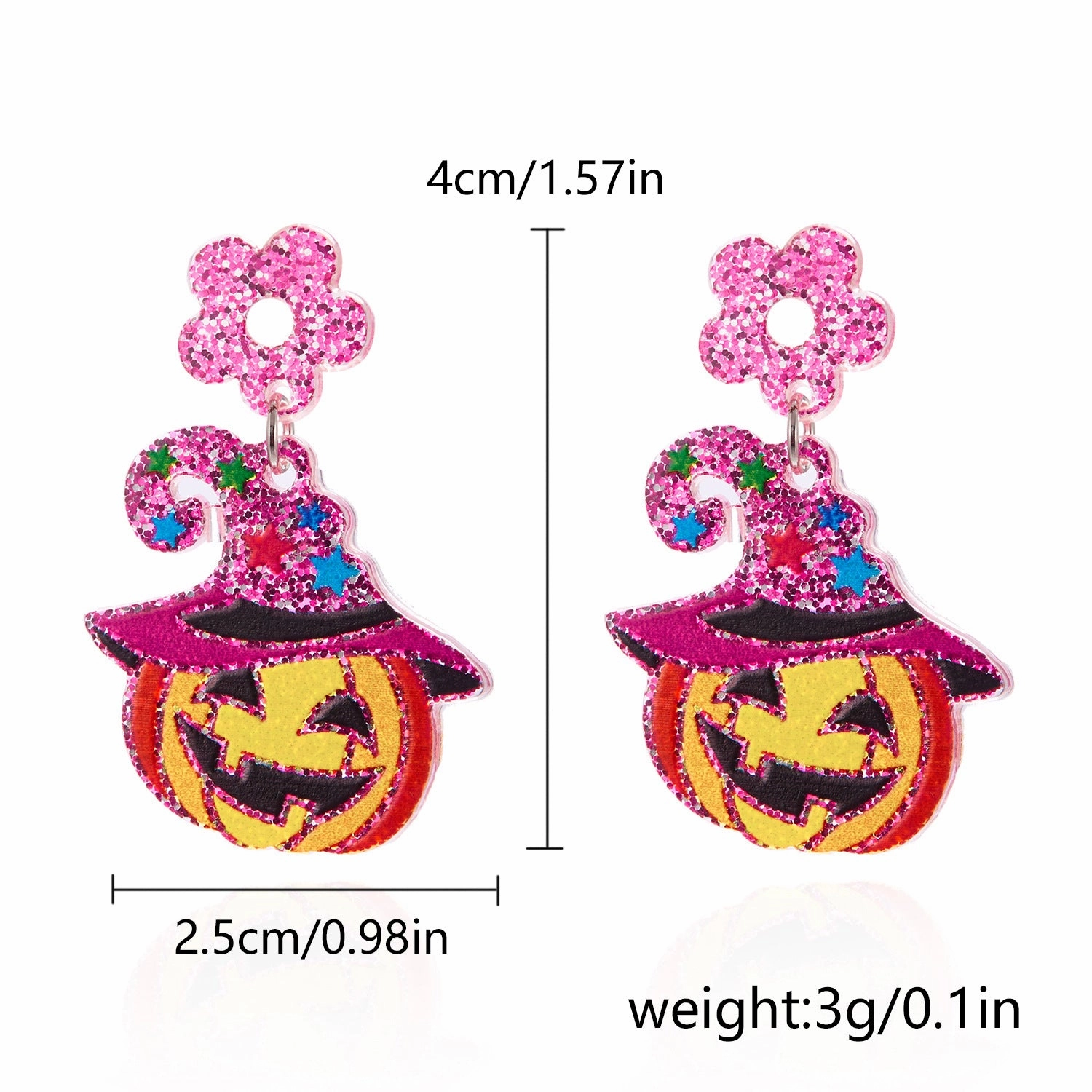 Wholesale Creative Halloween Acrylic Earrings