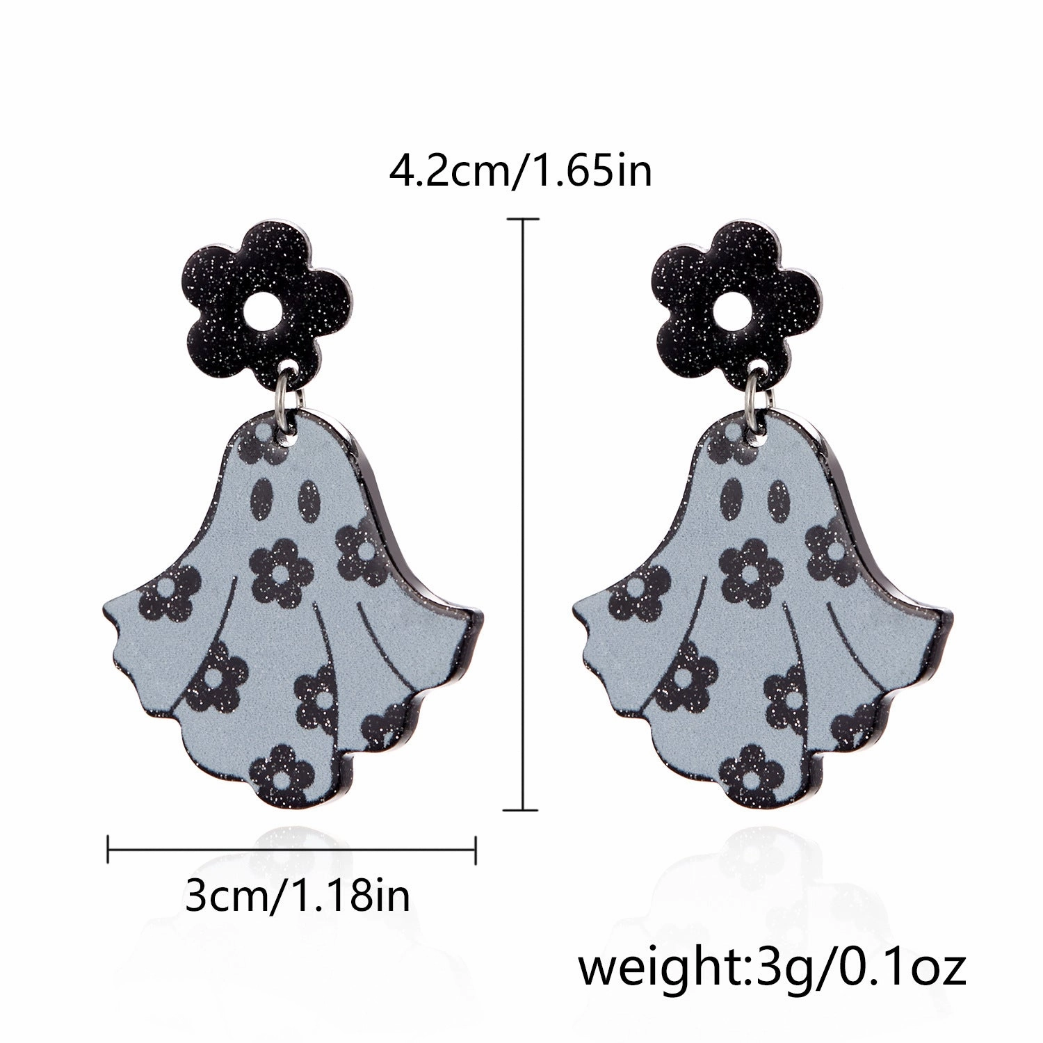 Wholesale Creative Halloween Acrylic Earrings