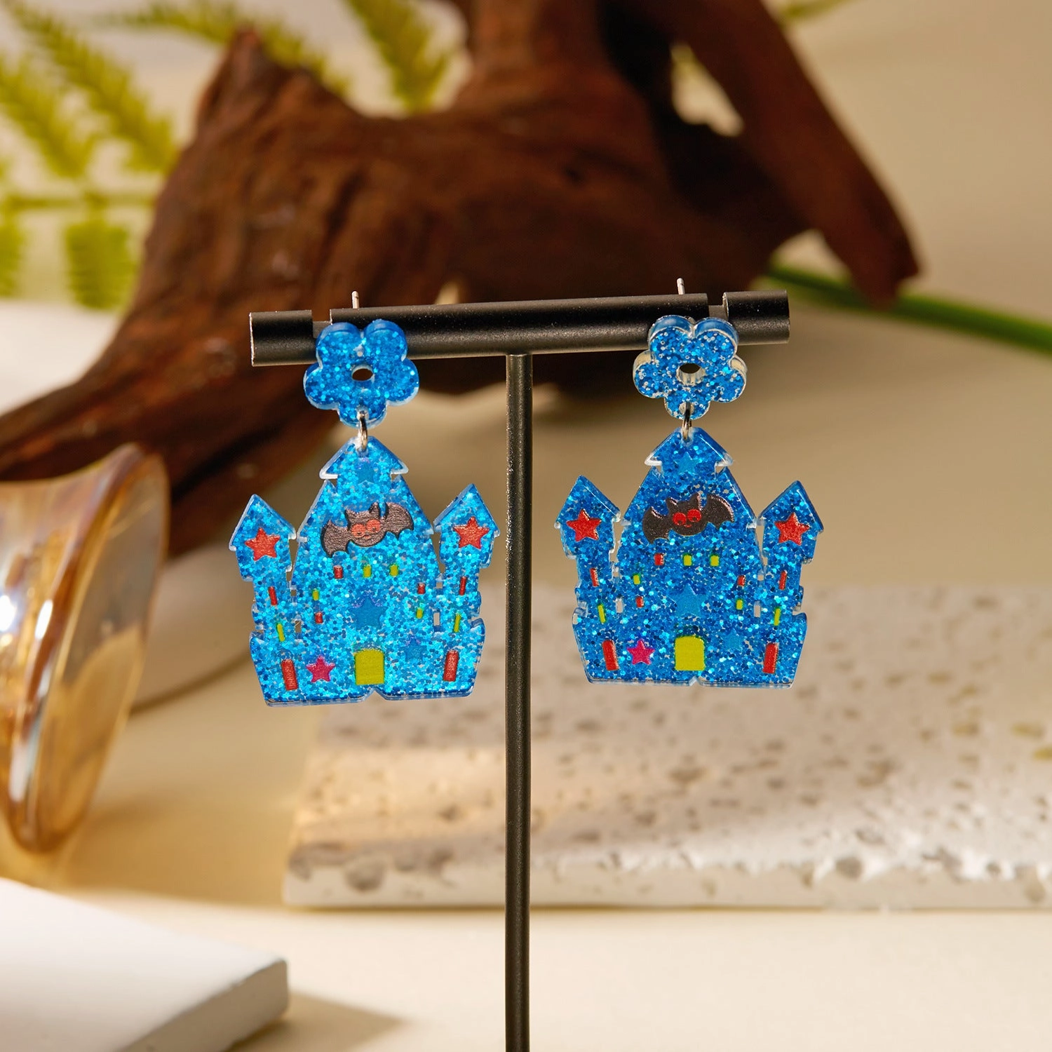 Wholesale Creative Halloween Acrylic Earrings