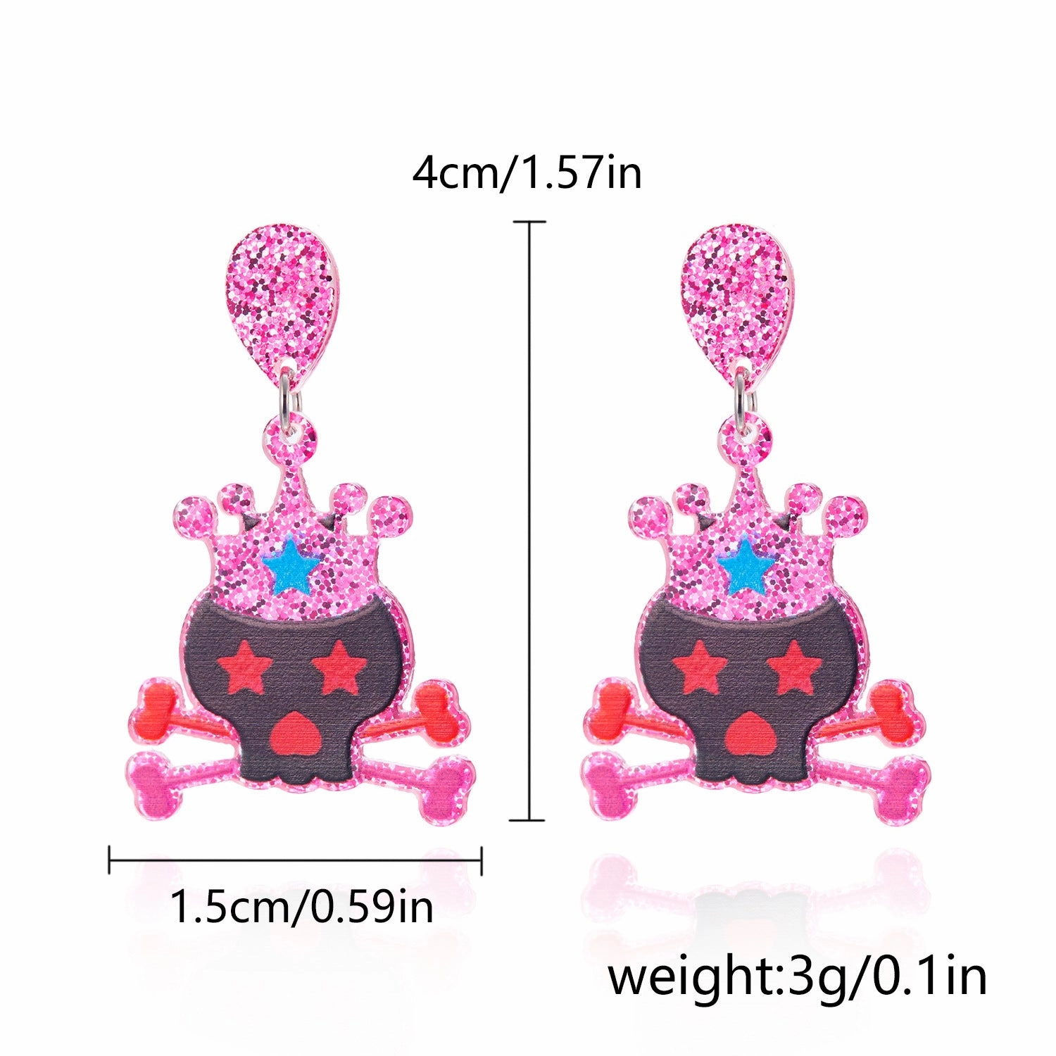 Wholesale Creative Halloween Acrylic Earrings