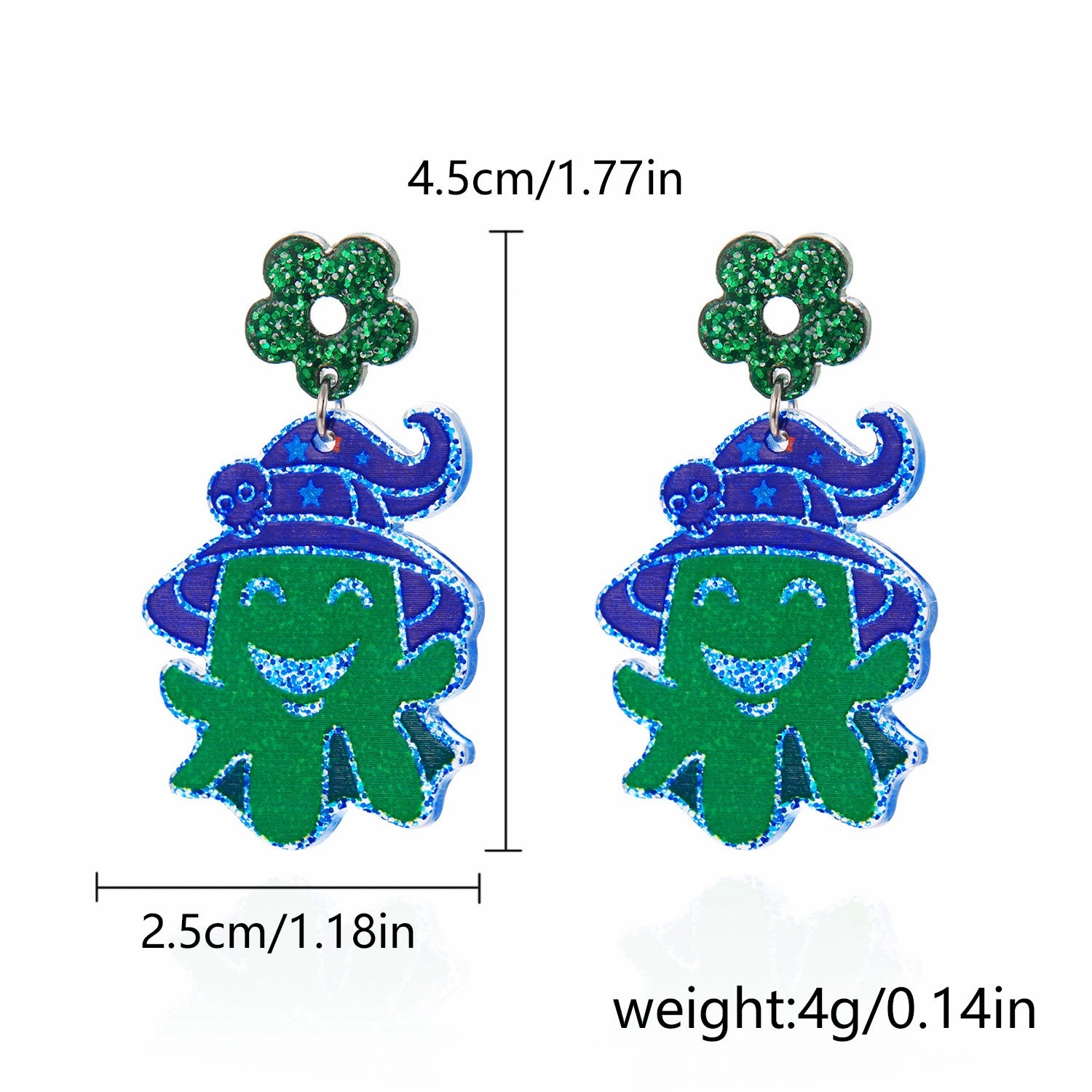 Wholesale Creative Halloween Acrylic Earrings