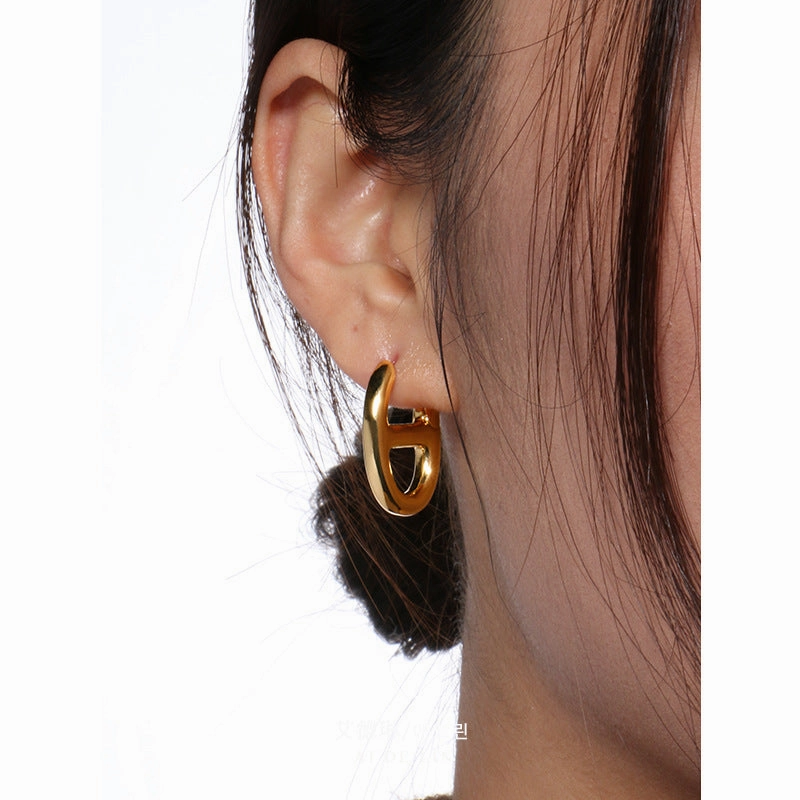 Wholesale Creative Pig Nose Copper Earrings
