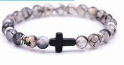 Wholesale Cross Beaded Bracelet