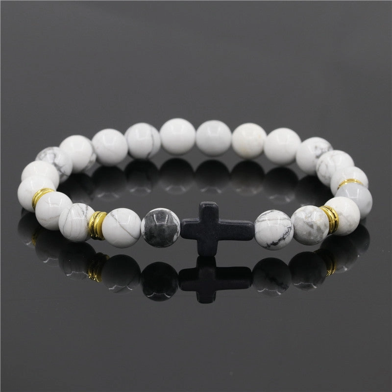 Wholesale Cross Beaded Bracelet