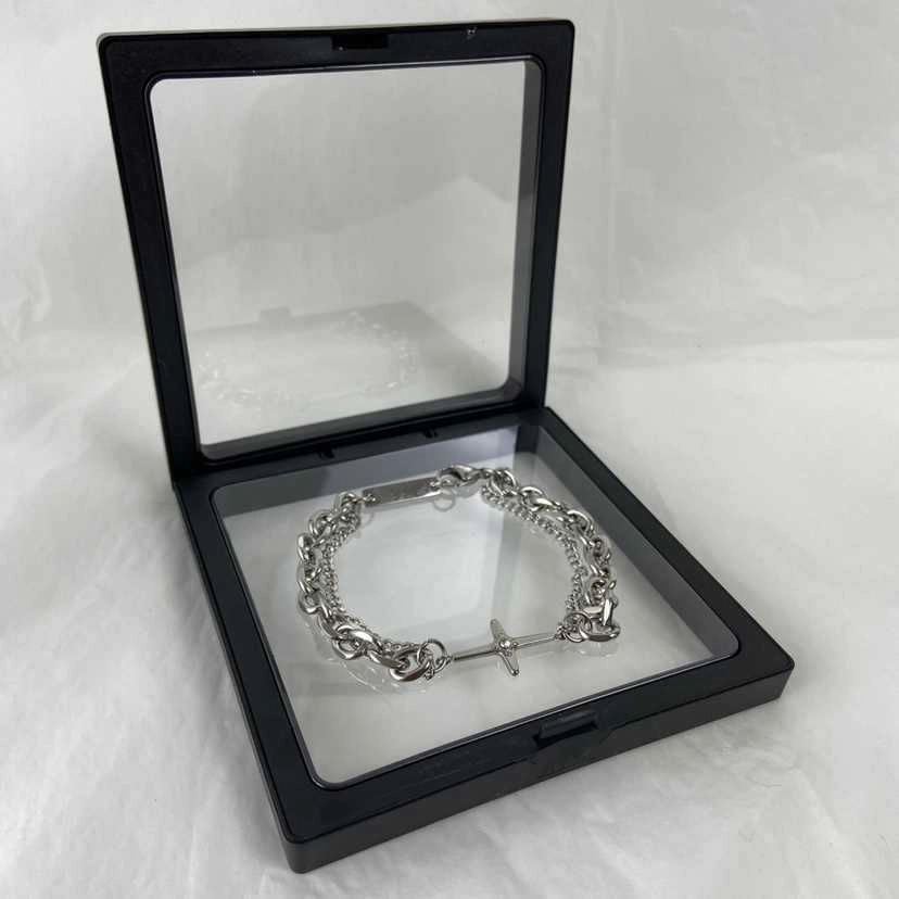 Wholesale Cross Diamond-encrusted Double-layer ins Design Hip-hop Simple All-match Accessories