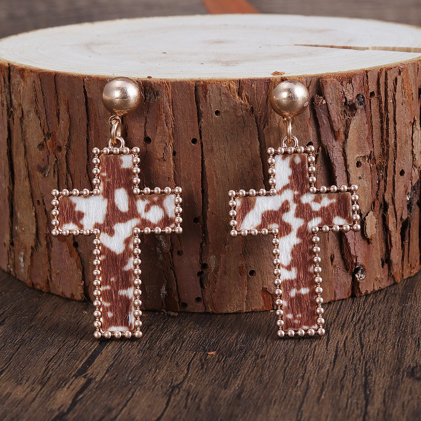 Wholesale Cross Fashion Personality Simple Versatile Earrings