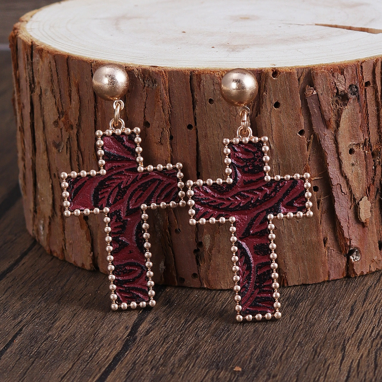 Wholesale Cross Fashion Personality Simple Versatile Earrings
