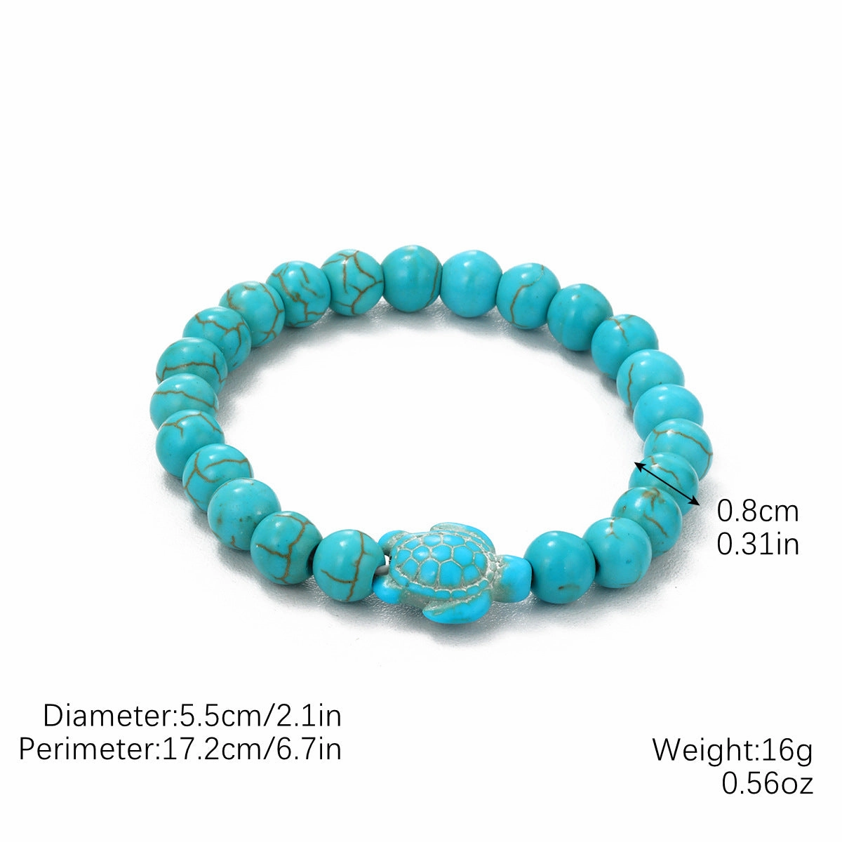 Wholesale Cross Natural Stone Vintage Green Pine Stone Bracelet
