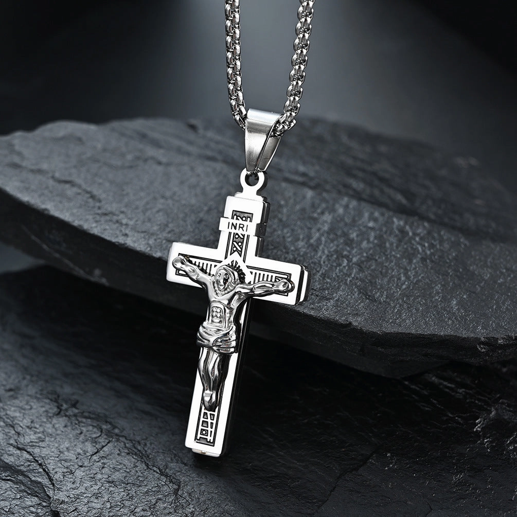 Wholesale Cross Pendant Alloy Necklace