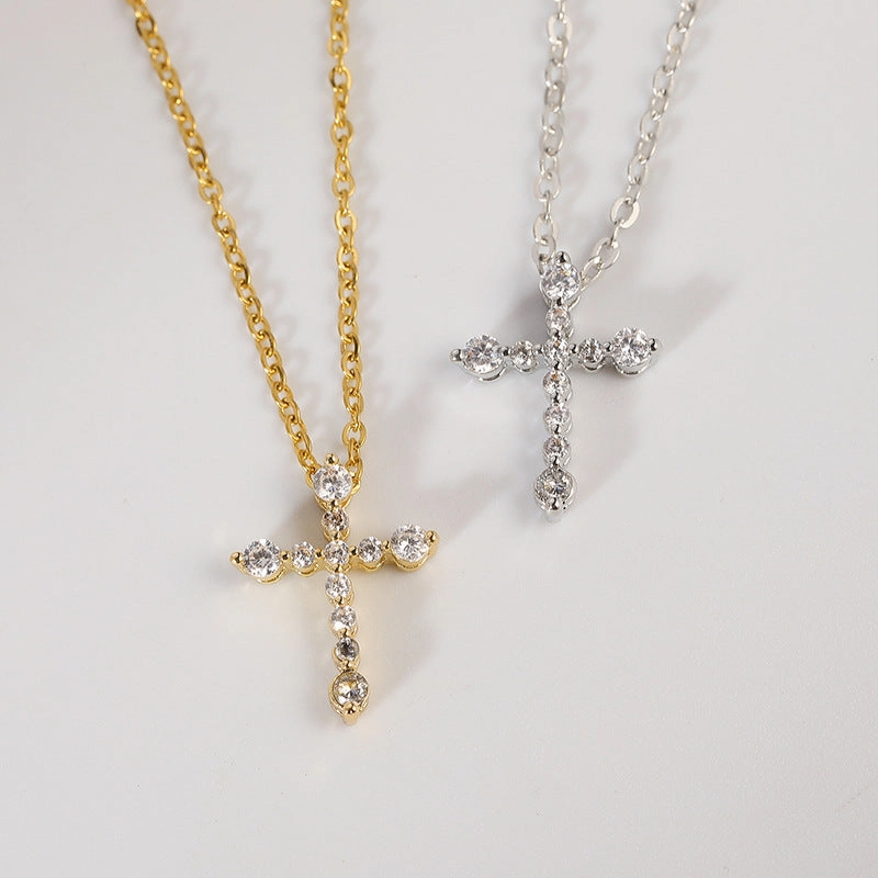 Wholesale Cross Stainless Steel Necklace
