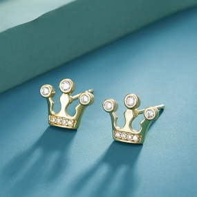 Wholesale Crown Alloy Earrings