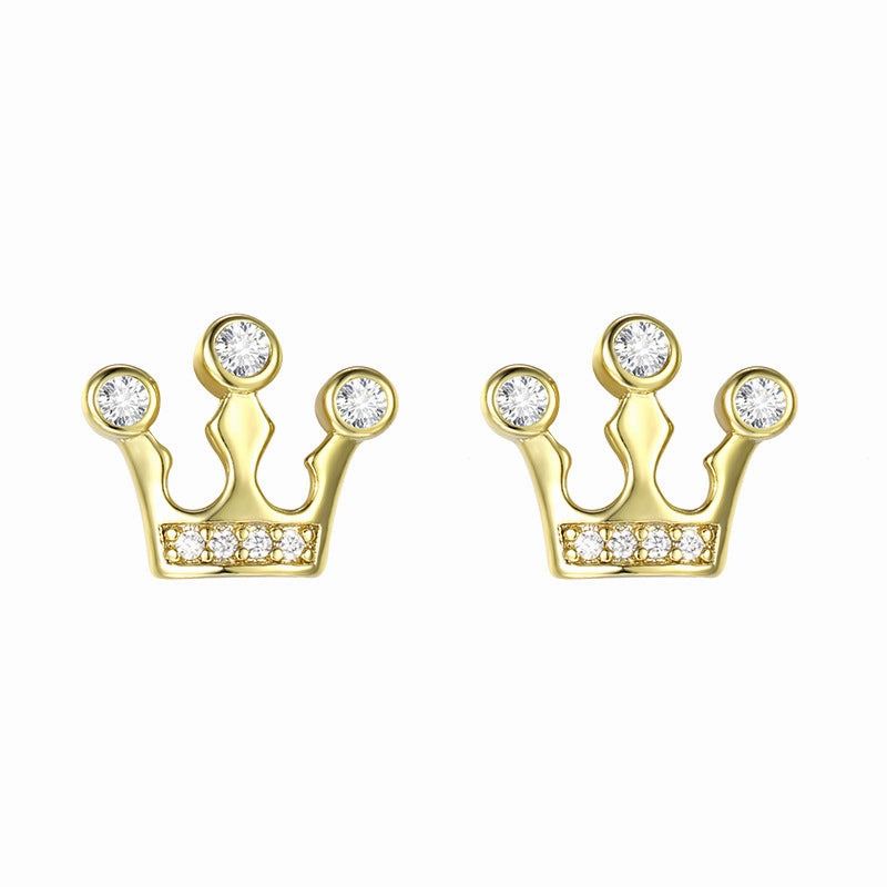 Wholesale Crown Alloy Earrings
