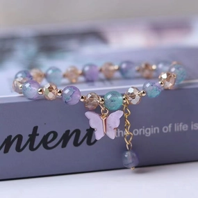 Wholesale Crystal Butterfly Bracelet