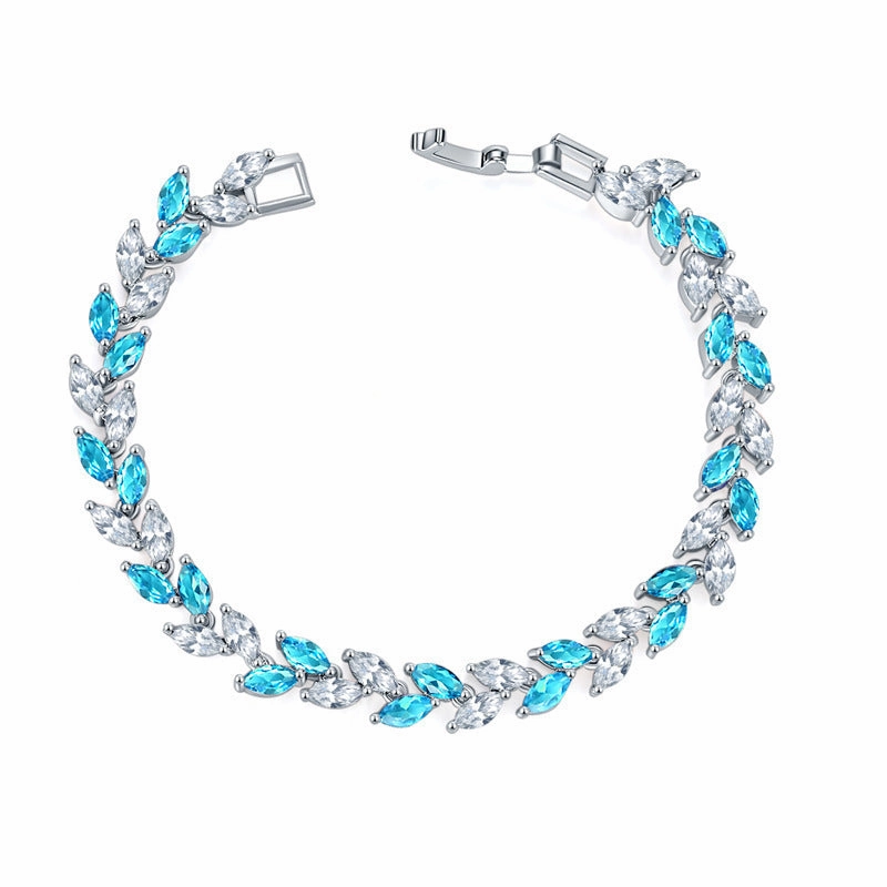 Wholesale Crystal Copper Zircon Alloy Bracelet