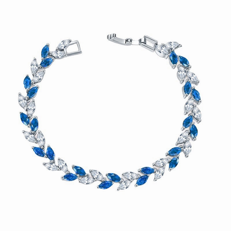 Wholesale Crystal Copper Zircon Alloy Bracelet