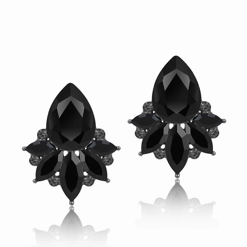 Wholesale Crystal Multicolor Zinc Alloy Earrings