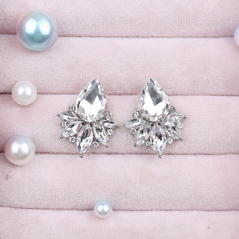 Wholesale Crystal Multicolor Zinc Alloy Earrings