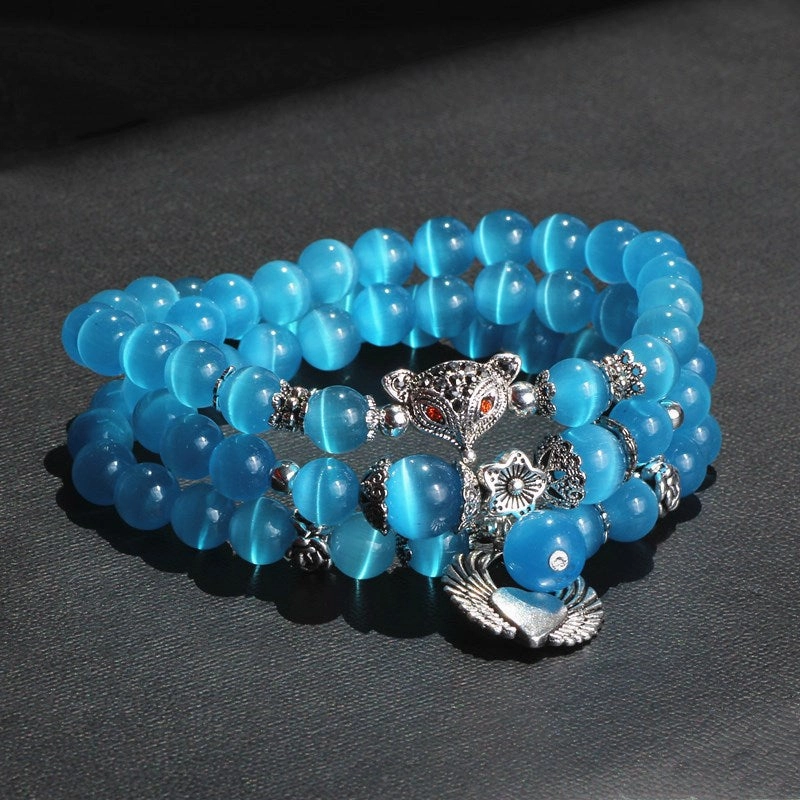 Wholesale Crystal Opal 3 Circle Bracelet