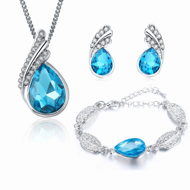 Wholesale Crystal Pendants Alloy Earrings