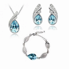 Wholesale Crystal Pendants Alloy Earrings