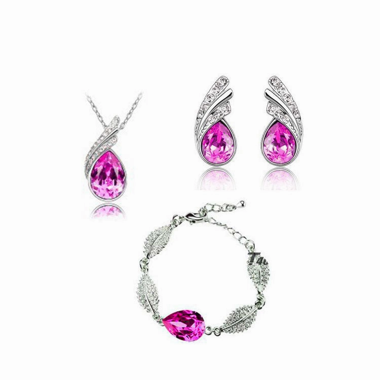 Wholesale Crystal Pendants Alloy Earrings