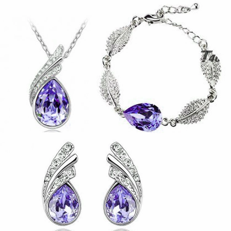 Wholesale Crystal Pendants Alloy Earrings