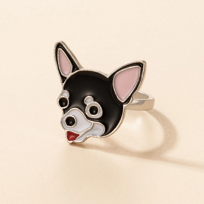 Wholesale Cute Animal Frog Puppy Faucet Ring